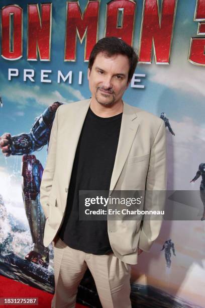 Director/Screenplay writer Shane Black arrives at the world premiere of "Iron Man 3" held at the El Capitan Theatre on Wednesday, April 24, 2013 in...