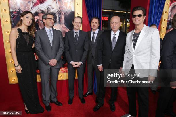 Olivia Wilde, Steve Carell, Steve Buscemi, Michael 'Bully' Herbig, Alan Arkin and Jim Carrey at New Line Cinema's World Premiere of 'The Incredible...