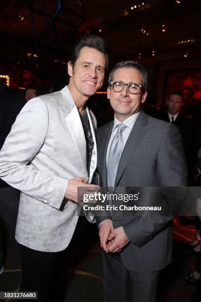 Jim Carrey and Steve Carell at New Line Cinema's World Premiere of 'The Incredible Burt Wonderstone' held at Grauman's Chinese Theatre on Monday,...