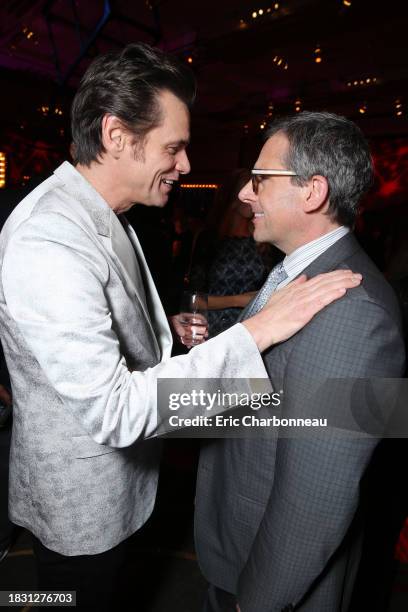 Jim Carrey and Steve Carell at New Line Cinema's World Premiere of 'The Incredible Burt Wonderstone' held at Grauman's Chinese Theatre on Monday,...