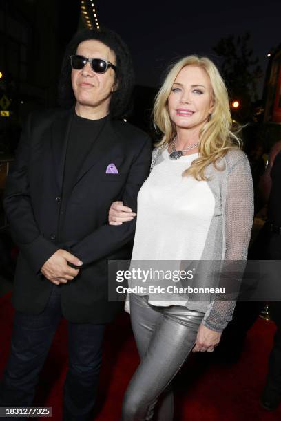 Gene Simmons and Shannon Tweed seen at the Los Angeles Premiere of Open Road Films' 'Machete Kills' Powered by CIROC Vodka, on Wednesday, Oct 2013 in...