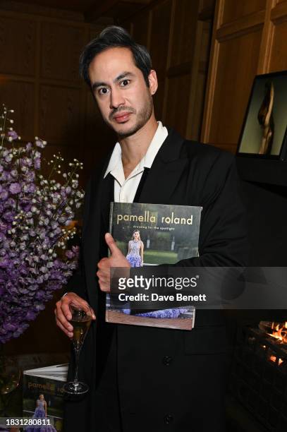 Shane C Kurup attends a cocktail event hosted by Pamella Roland to celebrate the launch of her "Dressing for the Spotlight" book with Rizzoli, at The...