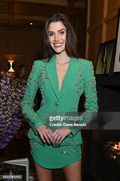 Isabella Menin attends a cocktail event hosted by Pamella Roland to celebrate the launch of her "Dressing for the Spotlight" book with Rizzoli, at...