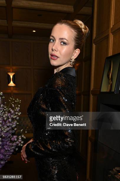 Mariana Beckova attends a cocktail event hosted by Pamella Roland to celebrate the launch of her "Dressing for the Spotlight" book with Rizzoli, at...