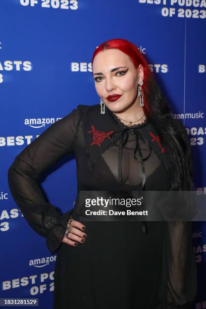 Tansie Swithenbank attends the "Best Podcasts of 2023" event with Amazon Music at White Rabbit Studios on December 7, 2023 in London, England.