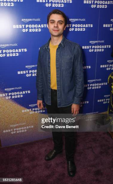 Dinos Sofos attends the "Best Podcasts of 2023" event with Amazon Music at White Rabbit Studios on December 7, 2023 in London, England.