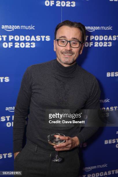 Pete Donaldson attends the "Best Podcasts of 2023" event with Amazon Music at White Rabbit Studios on December 7, 2023 in London, England.