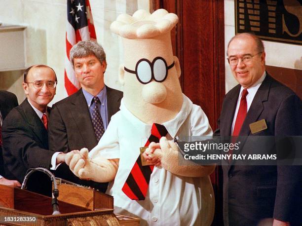 Dilbert, the comic strip character struggling to make his way up the corporate ladder, is joined by William Burleigh , President and Chief Executive...