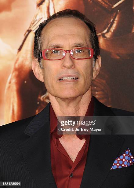 Writer/director David Twohy arrives at the Los Angeles premiere of 'Riddick' at the Westwood Village Theatre on August 28, 2013 in Westwood,...