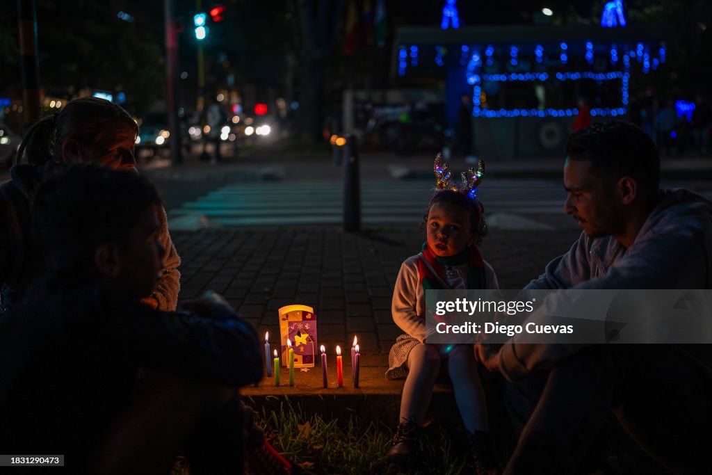 Day Of The Little Candles Celebration In Colombia