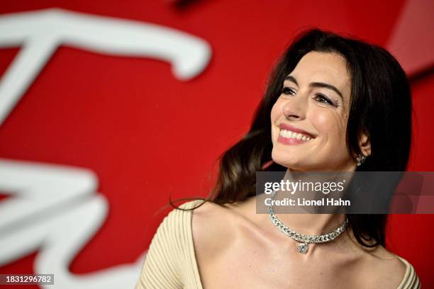 Anne Hathaway attends The Fashion Awards 2023 presented by Pandora at the Royal Albert Hall on December 4, 2023 in London, England.