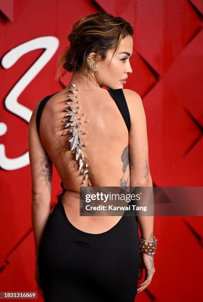 Rita Ora attends The Fashion Awards 2023 Presented by Pandora at the Royal Albert Hall on December 04, 2023 in London, England.