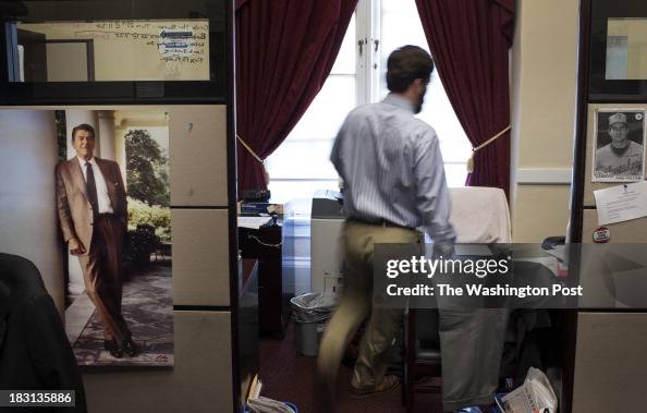 Larry Calhoun Staffer Larry Calhoun, legislative director, quickly walks back to ...