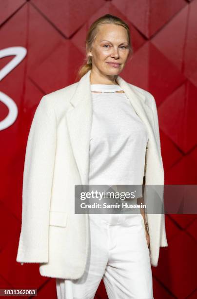 Pamela Anderson attends The Fashion Awards 2023 presented by Pandora at the Royal Albert Hall on December 04, 2023 in London, England.