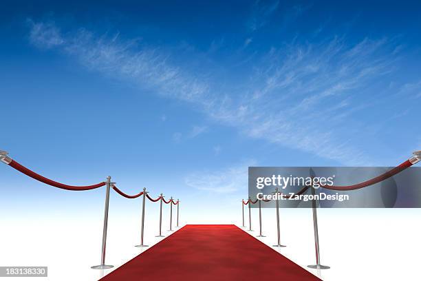 the red carpet - red carpet entrance stock pictures, royalty-free photos & images
