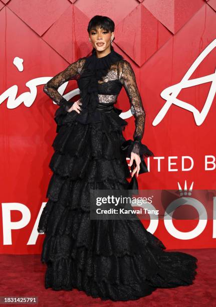 Winnie Harlow attends The Fashion Awards 2023 Presented by Pandora at the Royal Albert Hall on December 04, 2023 in London, England.