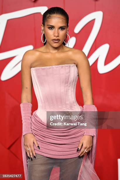 Saffron Hocking attends The Fashion Awards 2023 Presented by Pandora at the Royal Albert Hall on December 04, 2023 in London, England.