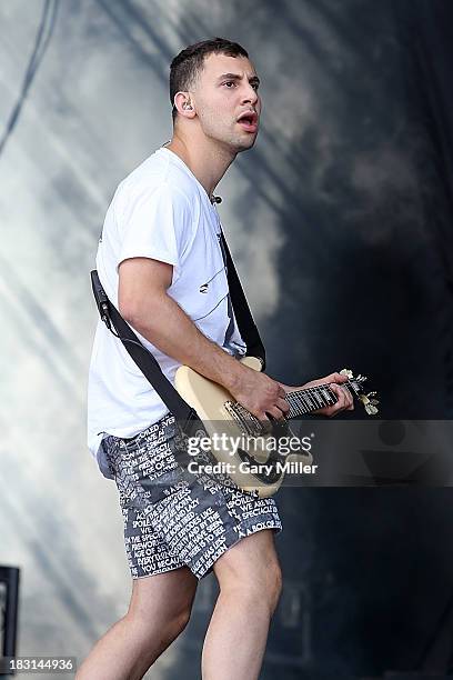 Jack Antonoff of Fun. Performs on Day 1 of Austin City Limits Music Festival at Zilker Park on October 4, 2013 in Austin, Texas.