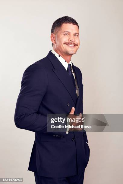 Pardo poses in the IMDb Exclusive Portrait Studio at the 2023 Critics Choice Celebration Honoring Black, Latino & AAPI Achievements at Fairmont...