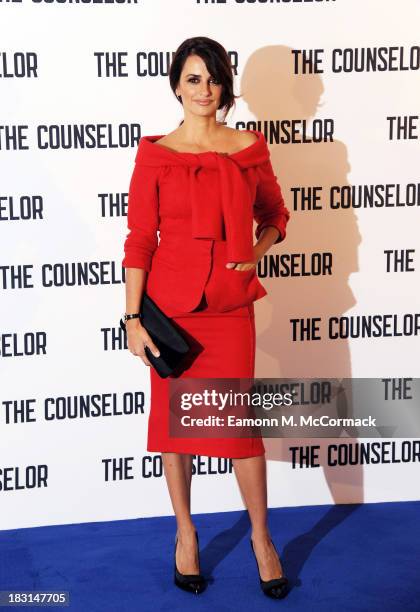 Penelope Cruz attends a photocall for "The Counselor" at The Dorchester on October 5, 2013 in London, England.