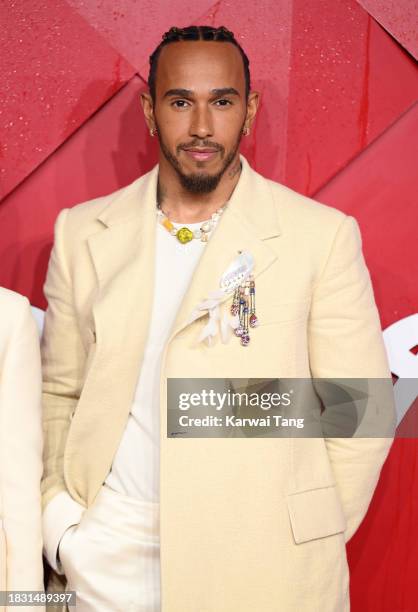 Lewis Hamilton attends The Fashion Awards 2023 Presented by Pandora at the Royal Albert Hall on December 04, 2023 in London, England.