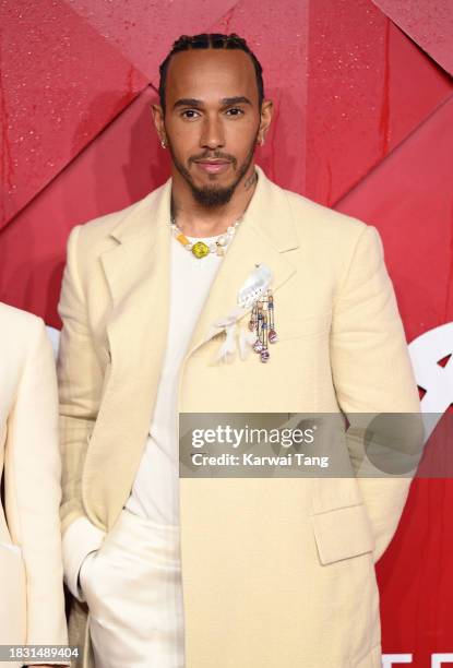 Lewis Hamilton attends The Fashion Awards 2023 Presented by Pandora at the Royal Albert Hall on December 04, 2023 in London, England.
