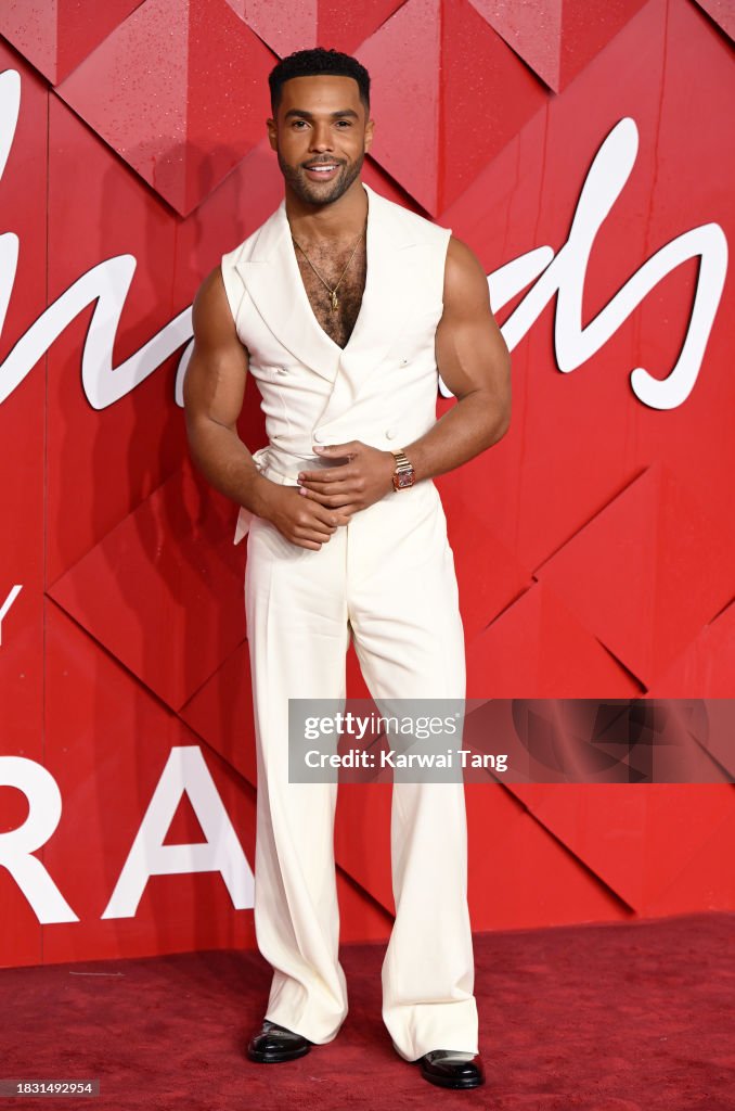 Lucien Laviscount Wears Bold Corset Look for 2023 Oscars Afterparty