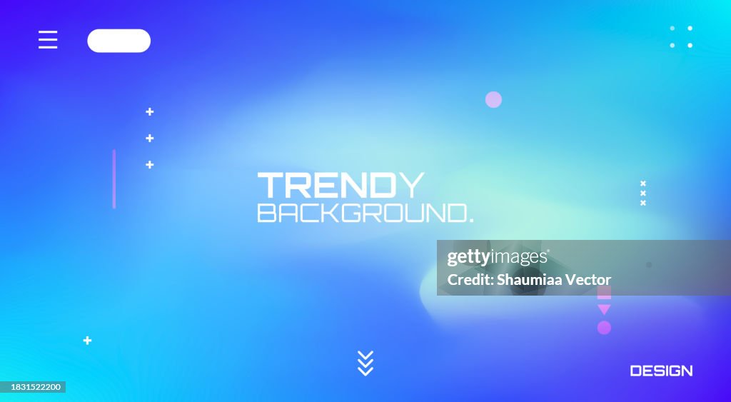 Fundo abstrato multicolorido de gradiente desfocado moderno para design de modelo de site de página de destino