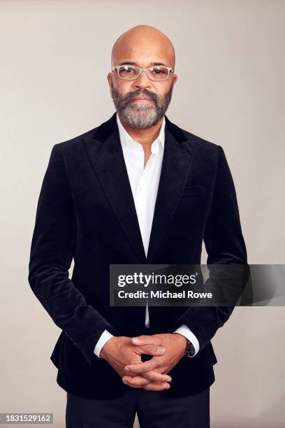 Jeffrey Wright poses in the IMDb Exclusive Portrait Studio at the 2023 Critics Choice Celebration Honoring Black, Latino & AAPI Achievements at...