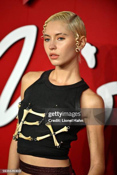 Iris Law attends The Fashion Awards 2023 presented by Pandora at the Royal Albert Hall on December 4, 2023 in London, England.