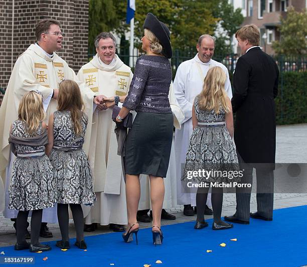 King Willem-Alexander of The Netherlands, Queen Maxima of The Netherlands, Princess Amalia of The Netherlands, Princess Ariane of The Netherlands and...