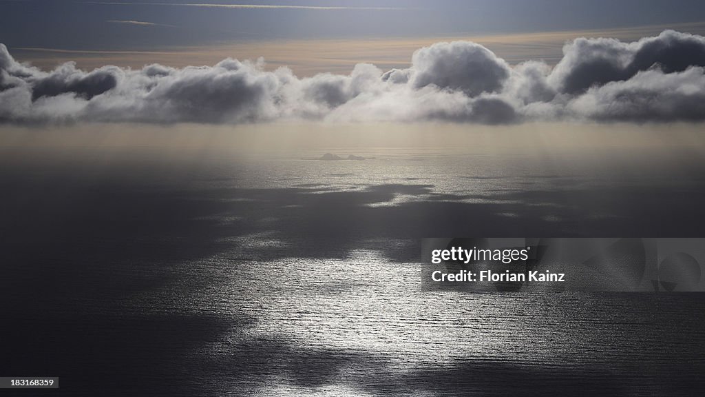 Clouds over the Farallon Islands