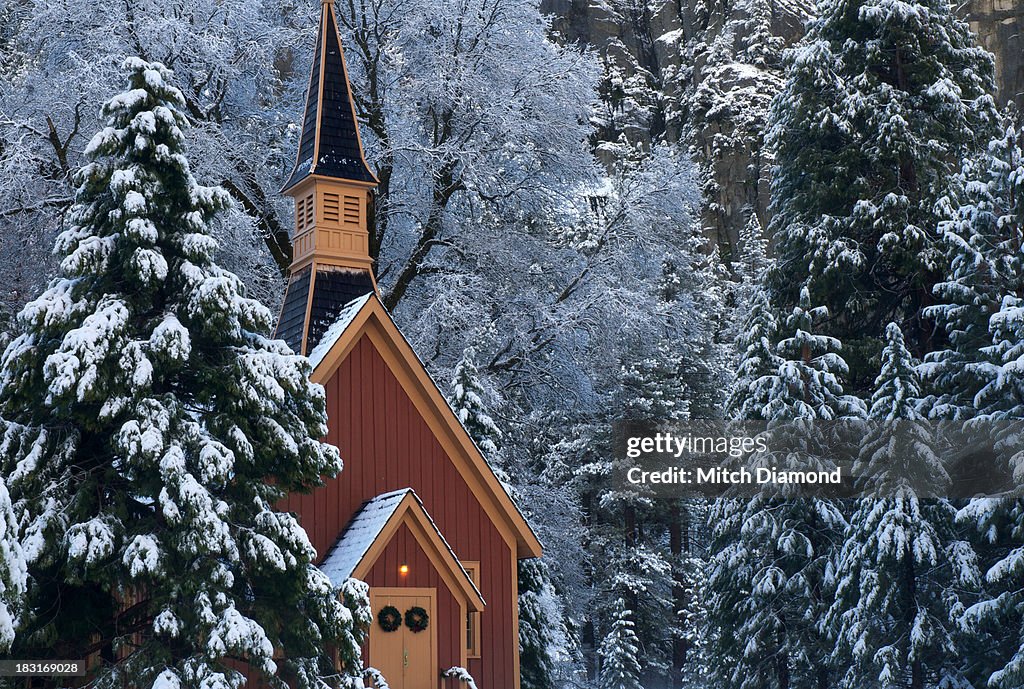 Winter church