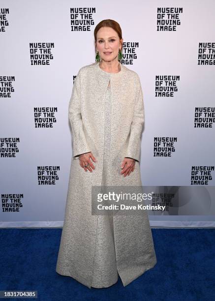 Julianne Moore attends the Museum of the Moving Image event honoring Todd Haynes with the 2023 Winter Moving Image Award for Career Achievement on...