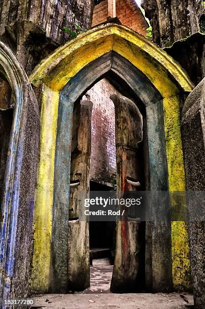 las pozas, xilitla - las posas stock pictures, royalty-free photos & images