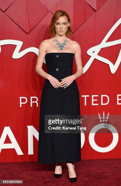 Meredith Duxbury attends The Fashion Awards 2023 Presented by Pandora at the Royal Albert Hall on December 04, 2023 in London, England.