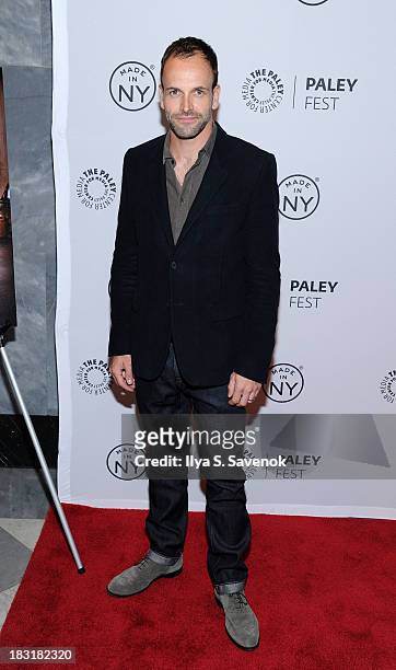 Actor Jonny Lee Miller attends the "Elementary" panel during 2013 PaleyFest: Made In New York at The Paley Center for Media on October 5, 2013 in New...