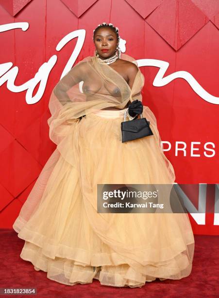 Suzan Mutesi attends The Fashion Awards 2023 Presented by Pandora at the Royal Albert Hall on December 04, 2023 in London, England.