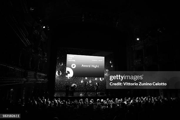 Atmosphere during the Zurich Film Festival 2013 award night on October 5, 2013 in Zurich, Switzerland.