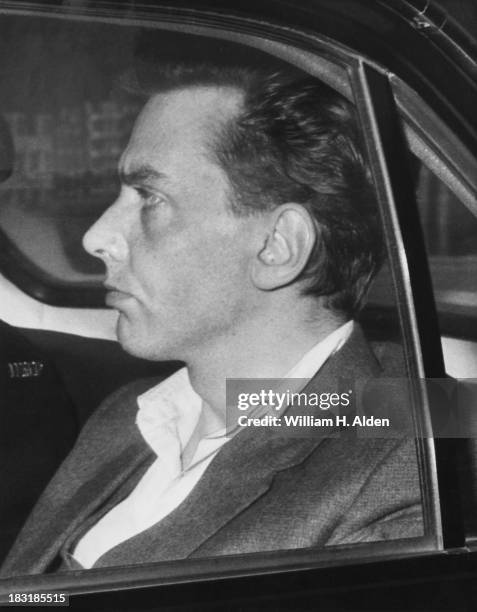 Ian Brady in police custody prior to a court appearance, where he will be charged with the murder of 10 year-old Lesley Ann Downey, 22nd October...