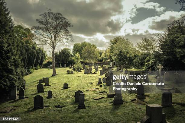 graveyard - cemetery ストックフォトと画像