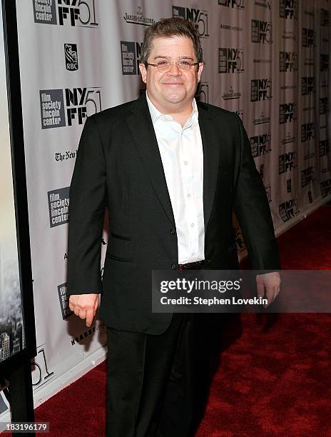 Comedian Patton Oswalt attends the Centerpiece Gala Presentation Of "The Secret Life Of Walter Mitty" during the 51st New York Film Festival at Alice...