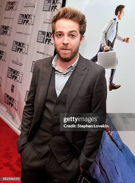 Actor Alex Anfanger attends the Centerpiece Gala Presentation Of "The Secret Life Of Walter Mitty" during the 51st New York Film Festival at Alice...