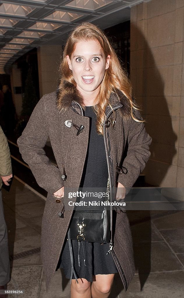 Celebrity Sightings In London - October 5, 2013