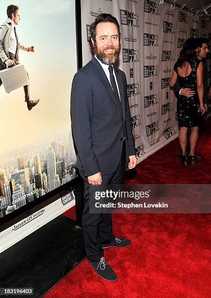 Actor Jonathan C. Daly attends the Centerpiece Gala Presentation Of "The Secret Life Of Walter Mitty" during the 51st New York Film Festival at Alice...
