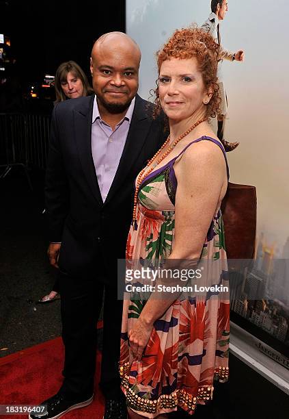 Terence Bernie Hines and Amy Stiller attend the Centerpiece Gala Presentation Of "The Secret Life Of Walter Mitty" during the 51st New York Film...