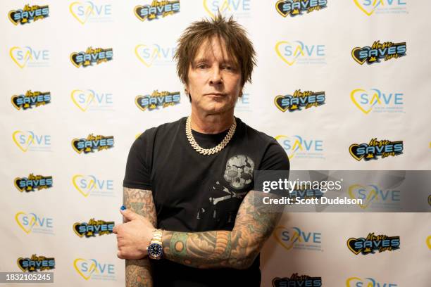 Musician Billy Morrison attends the Music Saves Lives benefit concert at The Canyon on December 04, 2023 in Agoura Hills, California.