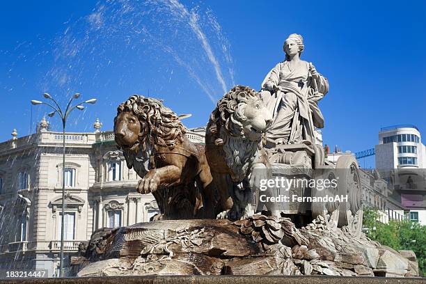 cibeles-brunnen - cibeles stock-fotos und bilder