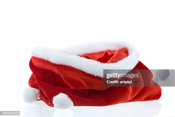 empty christmas bag - sack stock pictures, royalty-free photos & images
