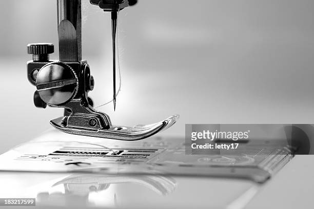 sewing machine - sewing needle stock pictures, royalty-free photos & images
